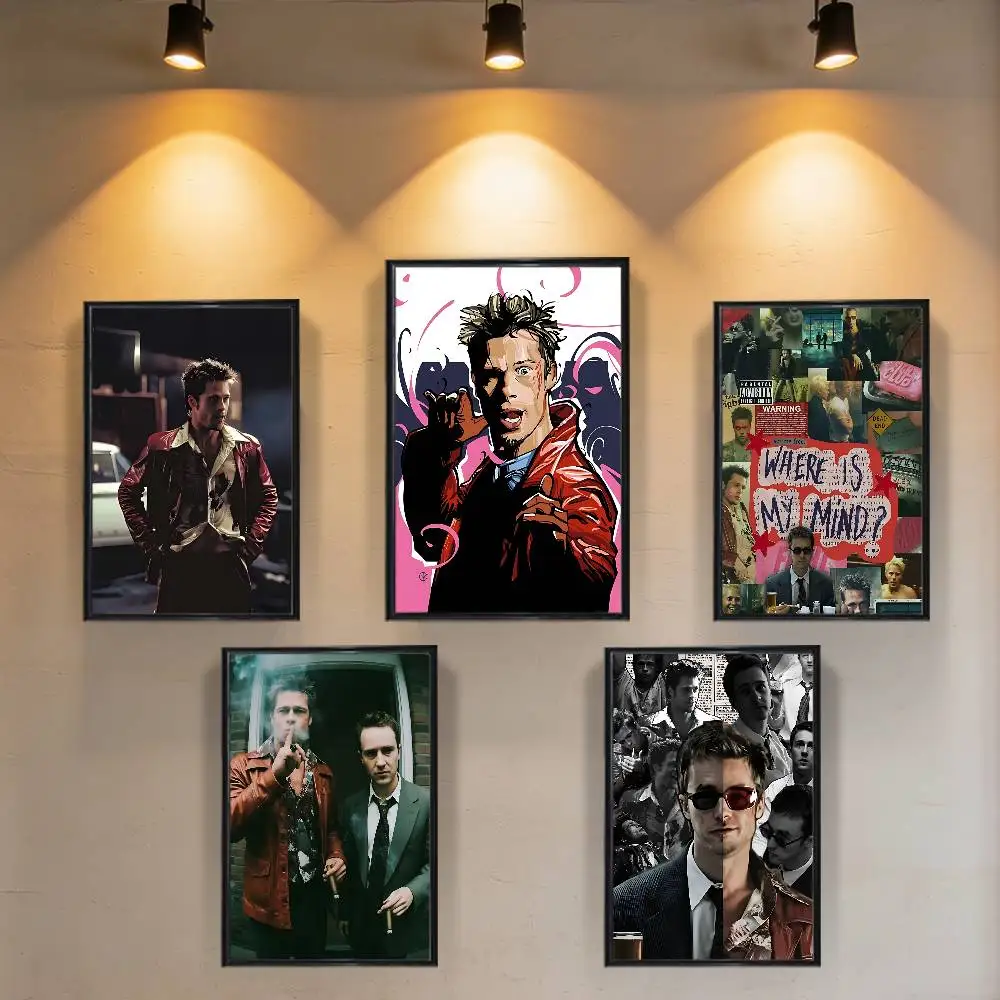 

Strike Hard Fight Club cool Poster HD Art Sticky Wall Waterproof Home Living Room Bedroom Bar Aesthetic Decoration