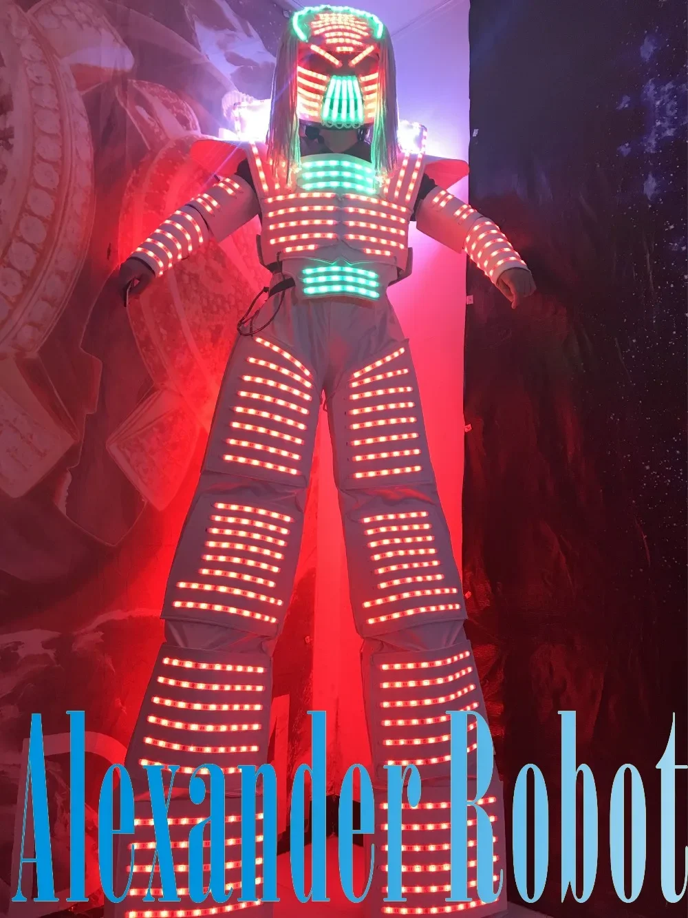 LED Robot suit Costume /LED Clothing/Light suits/ LED Robot suits/ ALEXANDER  robot