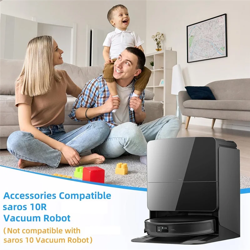 A22F-For Roborock Saros 10R Robot Vacuum Cleaner Accessories Replacement Parts Included