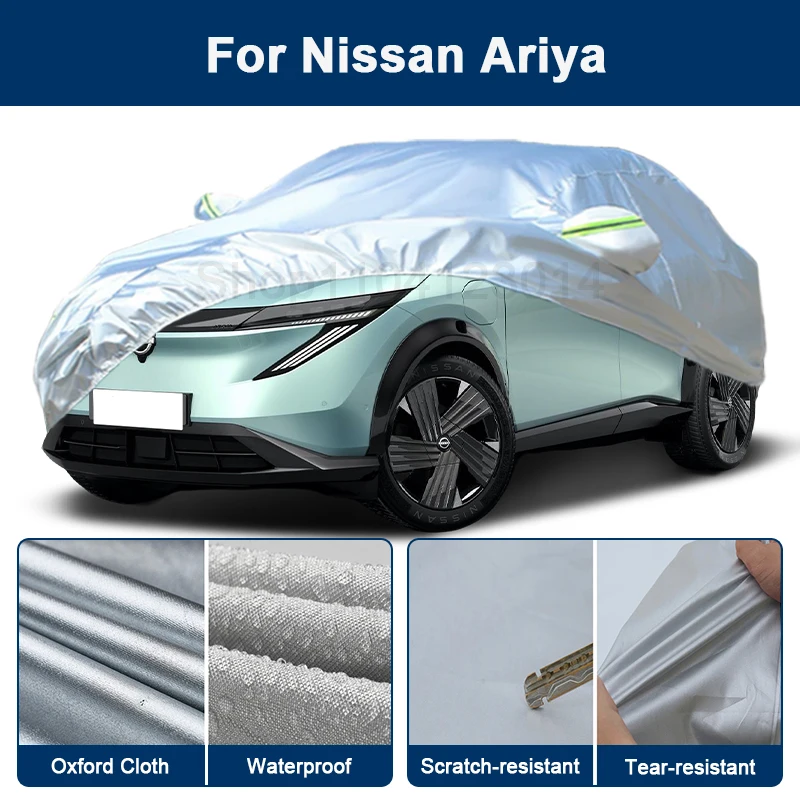 

Outdoor Full Car Cover For Nissan Ariya with Reflective Strips Waterproof Snowproof Dustproof UV Protection Auto Accessories