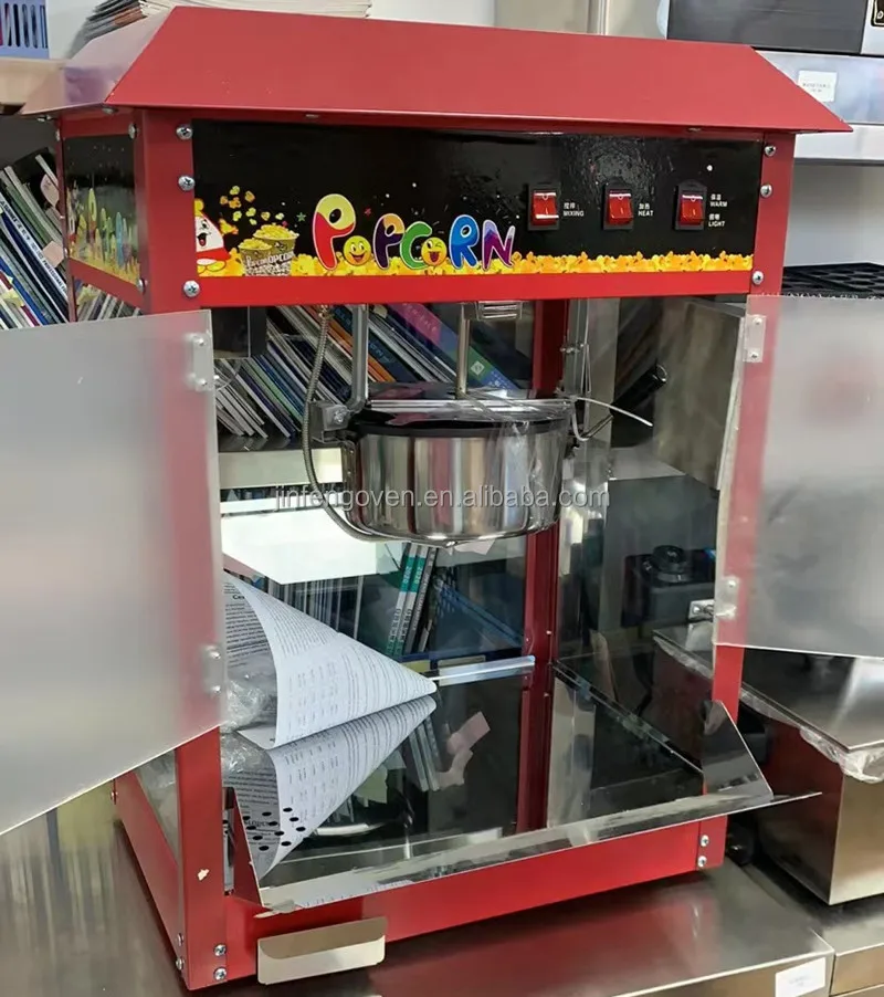 Industrial Popcorn Making Mach - đánh giá và giá Popcorn Vending Machine