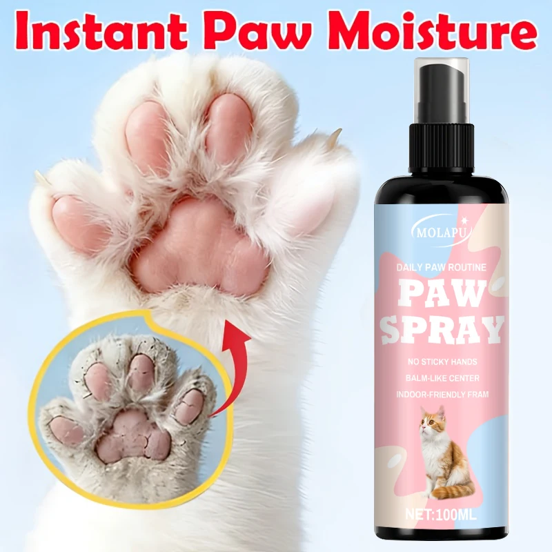Moisturizing Spray | Suitable for the dry and rough paw bottoms of cats and dogs, helps reduce cracks and dry appearance