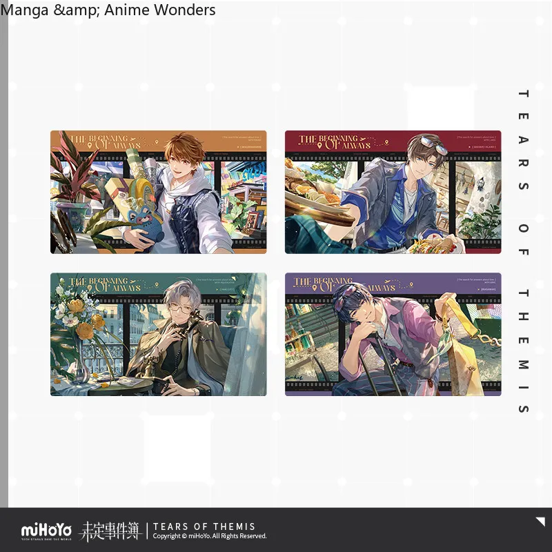 

Genuine MiHoYo Official Tears of Themis Artem Wing Marius Von Hagen Honey Love Path Series Mouse Pad Cosplay Gift Halloween