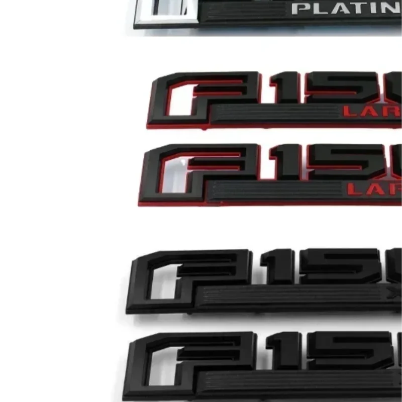 

32*6 см для Ford F150 Raptor ABS автомобильные аксессуары наклейка эмблема авто значок наклейка Стайлинг 2 шт. XLT Лариат ограниченный Платиновый Логотип