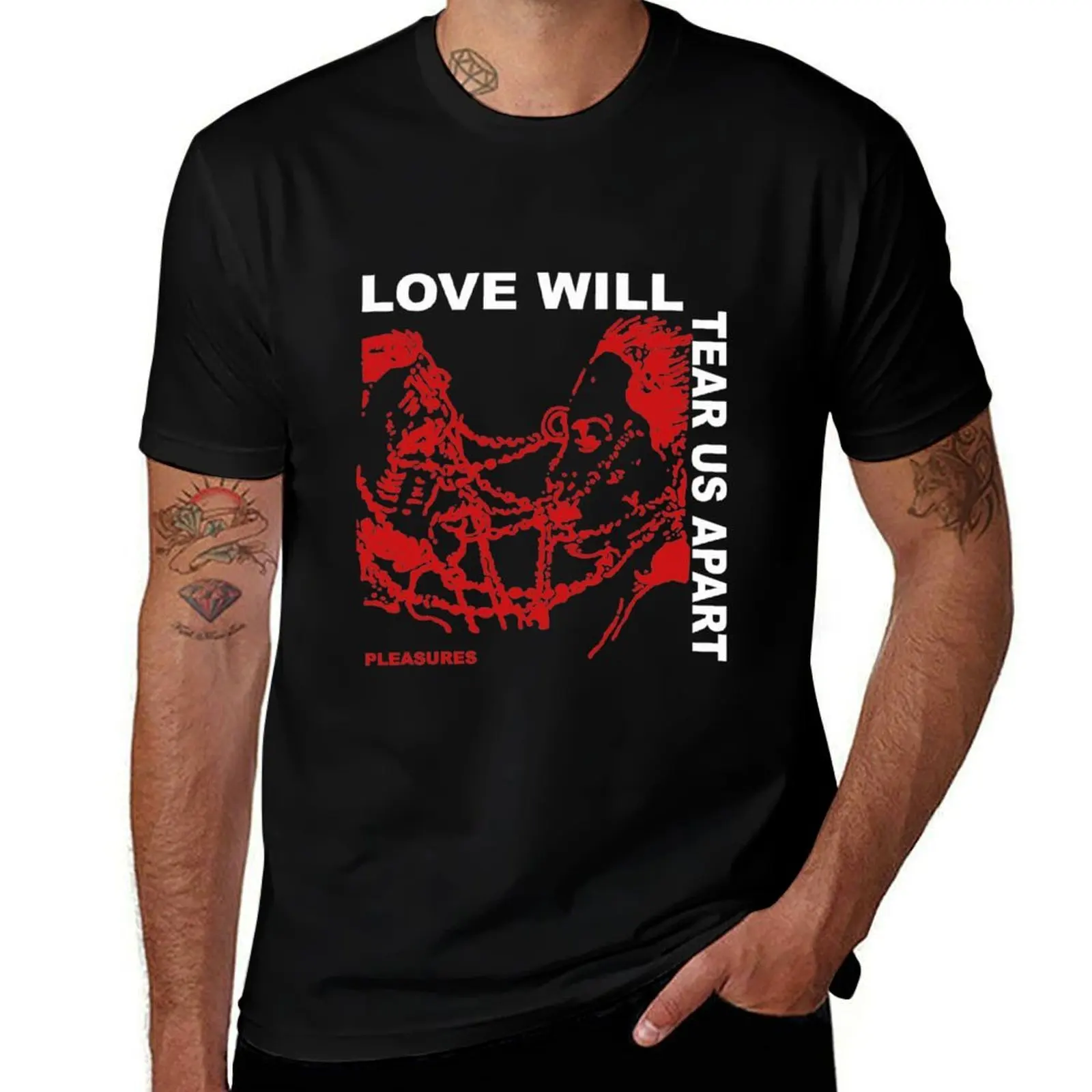 Lil peep Love Will Tear Us Apart T-Shirt Holiday Casual Short Sleeve Top
