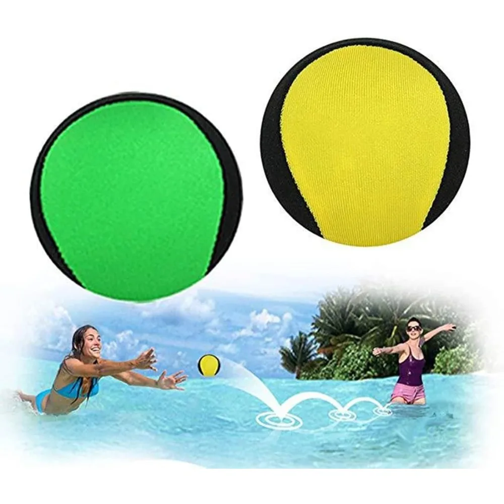 Water Bouncing Ball - Water Bouncing Ball Stress Relief Ball for Swimming, Beach & Outdoor Activity (5.5cm)