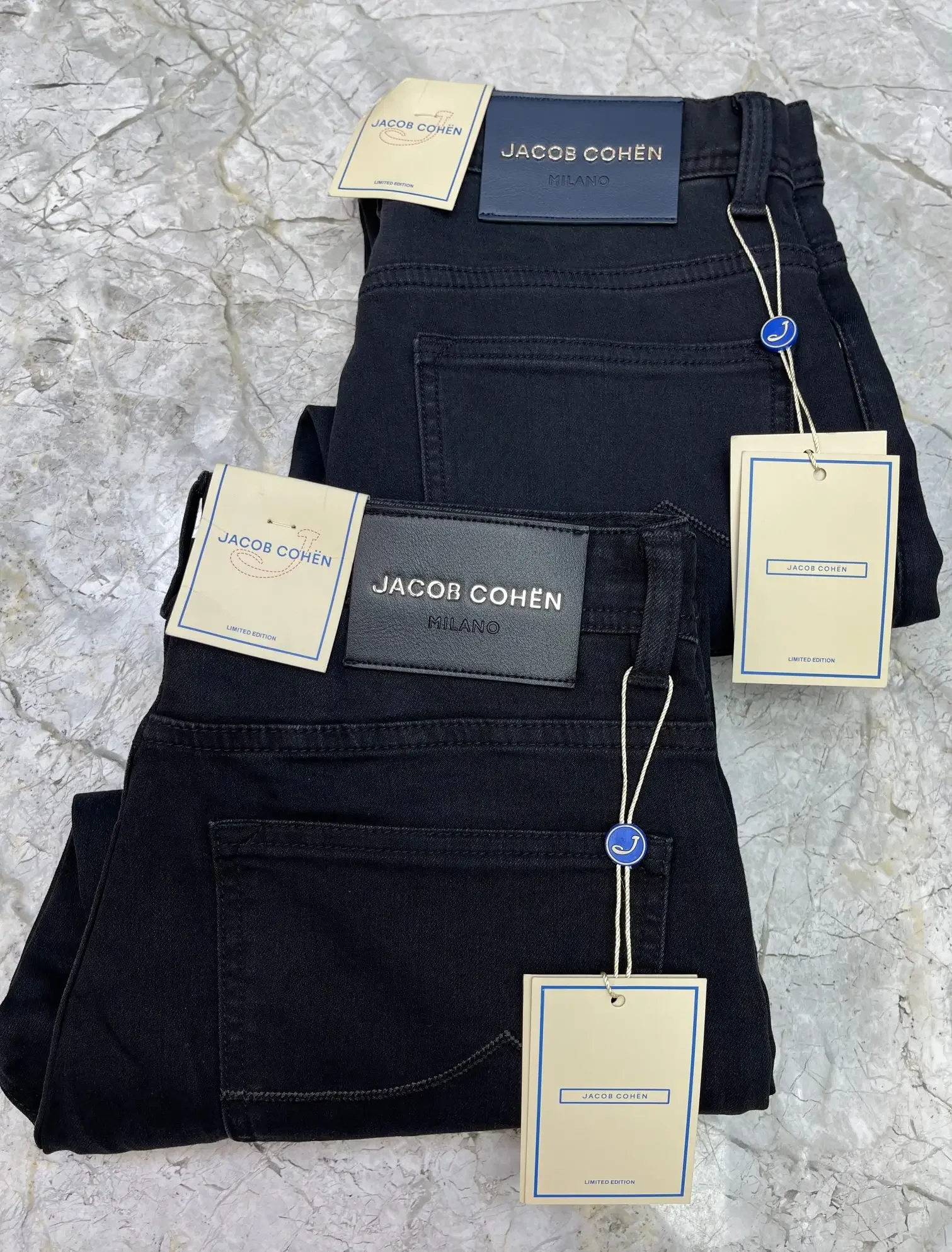 BLSK CPRT Jeans in cotone spesso da uomo 2025 Autunno Inverno nuovo casual caldo ricamo comodo Moda dritto Pantaloni di grandi dimensioni 30-40