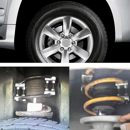 Imagen 2 del producto Compresor de resorte helicoidal de 1-2 pulgadas, espaciador de resorte helicoidal, amortiguador, herramienta de ajuste automotriz Manual para extracción de camiones y coches, 2 uds.