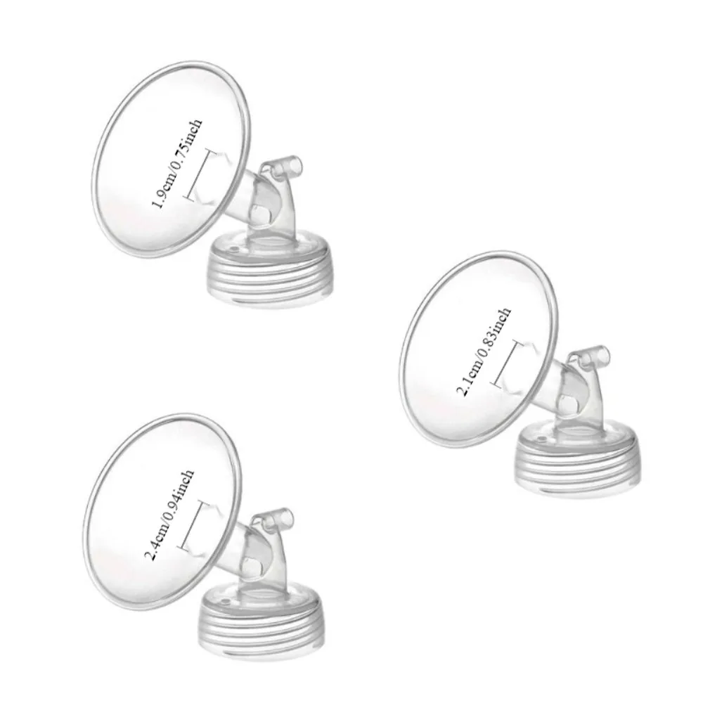 Accesorios para extractor de leche de boca ancha, conector de repuesto, accesorios para lactancia de bebés, fijación rápida profesional