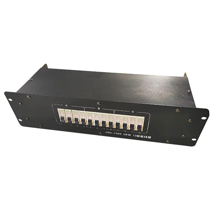 

High-quality 12-channel 2KW20A air switching power supply through box, power junction box