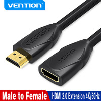 Vention HDMI 2.0 Extension Cable 4K/60Hz HDMI 2.0 2.1 Male to Female Cable forHDTV Nintend Switch PS4/3 HDMI Extender Adapter 8K