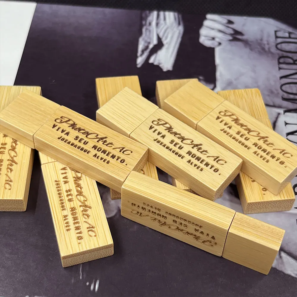 10/30/50 個/ロットカスタムロゴ木製 USB フラッシュドライブペンドライブ 4 ギガバイト 8 ギガバイト 16 ギガバイト 32 ギガバイト 64gSmart ペンドライブスティック写真ビジネスギフト