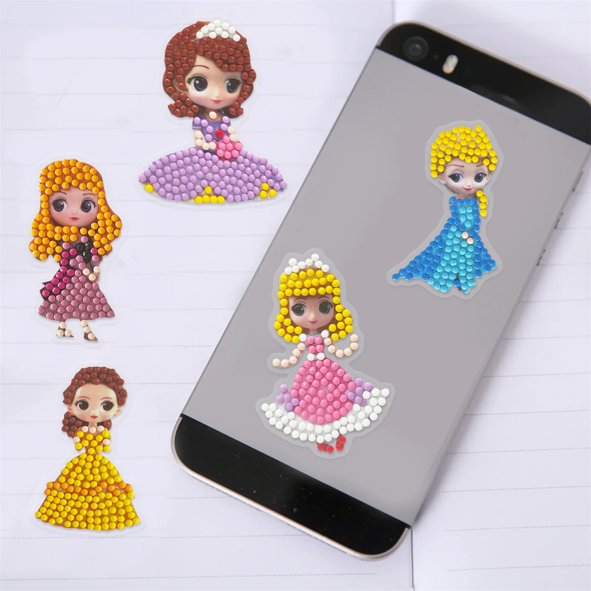 Disney Cartoon Stickers Kuromi Stickers Decorative Stationery Fun and Suitable for Students and Children DIY Diamond Paintings