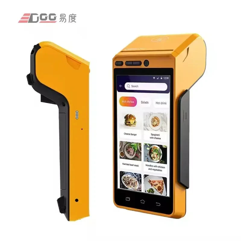 EP600 POS NFC Payment Wireless Thermal Receipt 4G Handheld POS With Printer Handheld Android12 Smart POS Terminal Machine