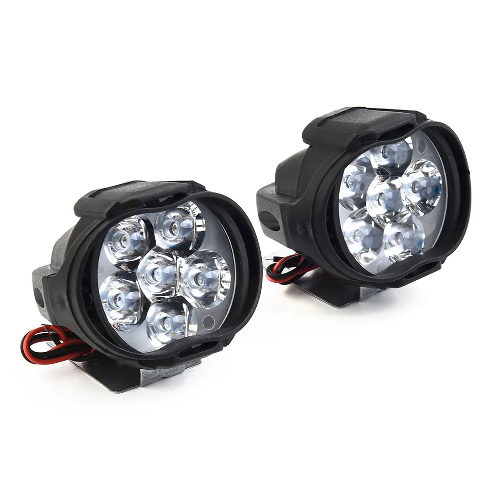 Brand new High quality Work light Auto Car Fog Headlight Lamp Lights Motorcycle Spot Work 12V 6 LED 6000K 63*52mm