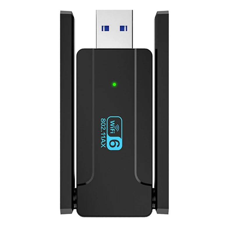 

HOT-USB Wifi адаптер USB 2,4 Wifi6 беспроводная сетевая карта AX1800M G/5 ГГц Двухдиапазонная высокоскоростная сетевая карта