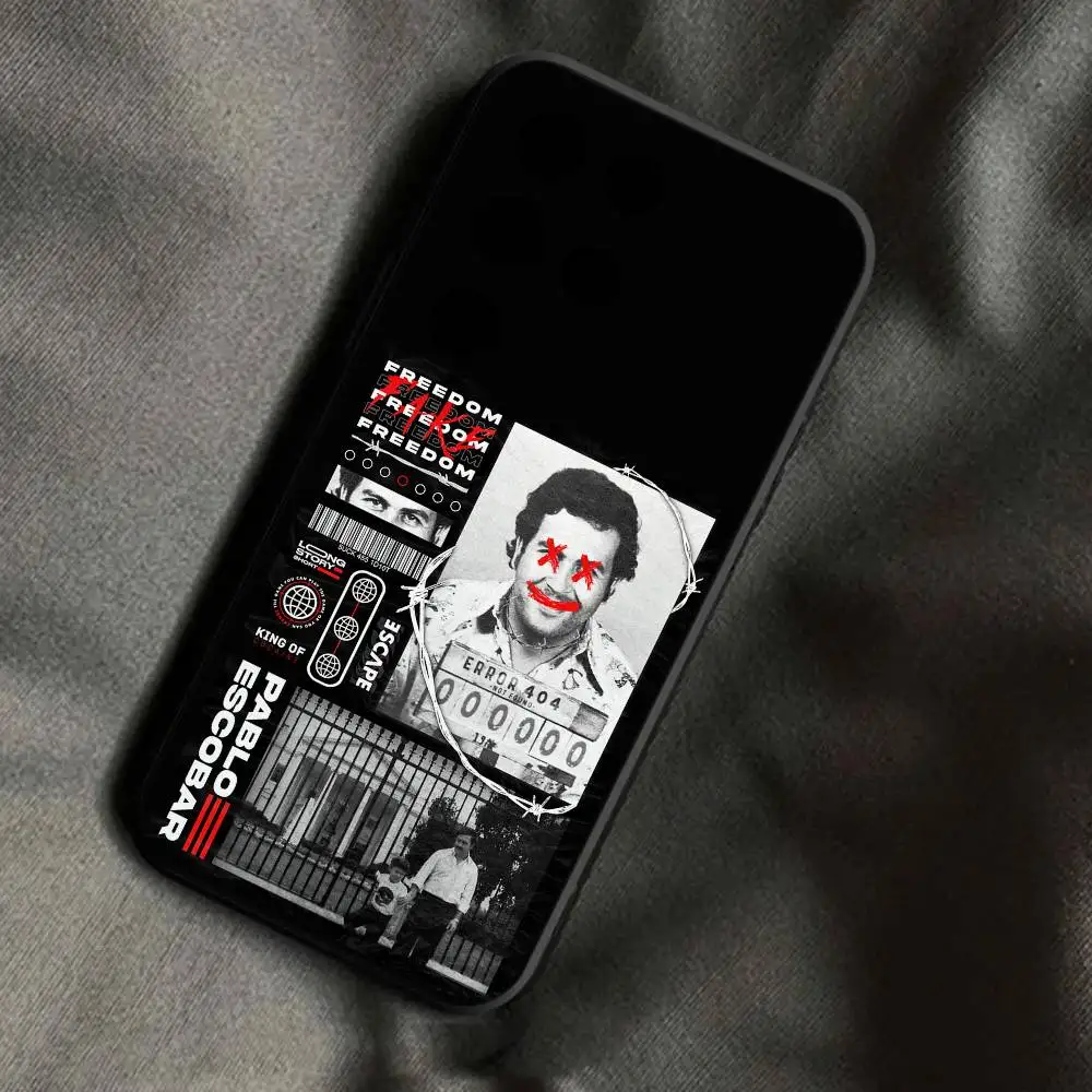 حافظة هاتف N-Narcos Pablo Escobar لهاتف سامسونج S25، S24، Ultra، S20، S30، Plus، S22، S23، Ultra، Plus، 5G بقصة ضيقة ضد الغبار