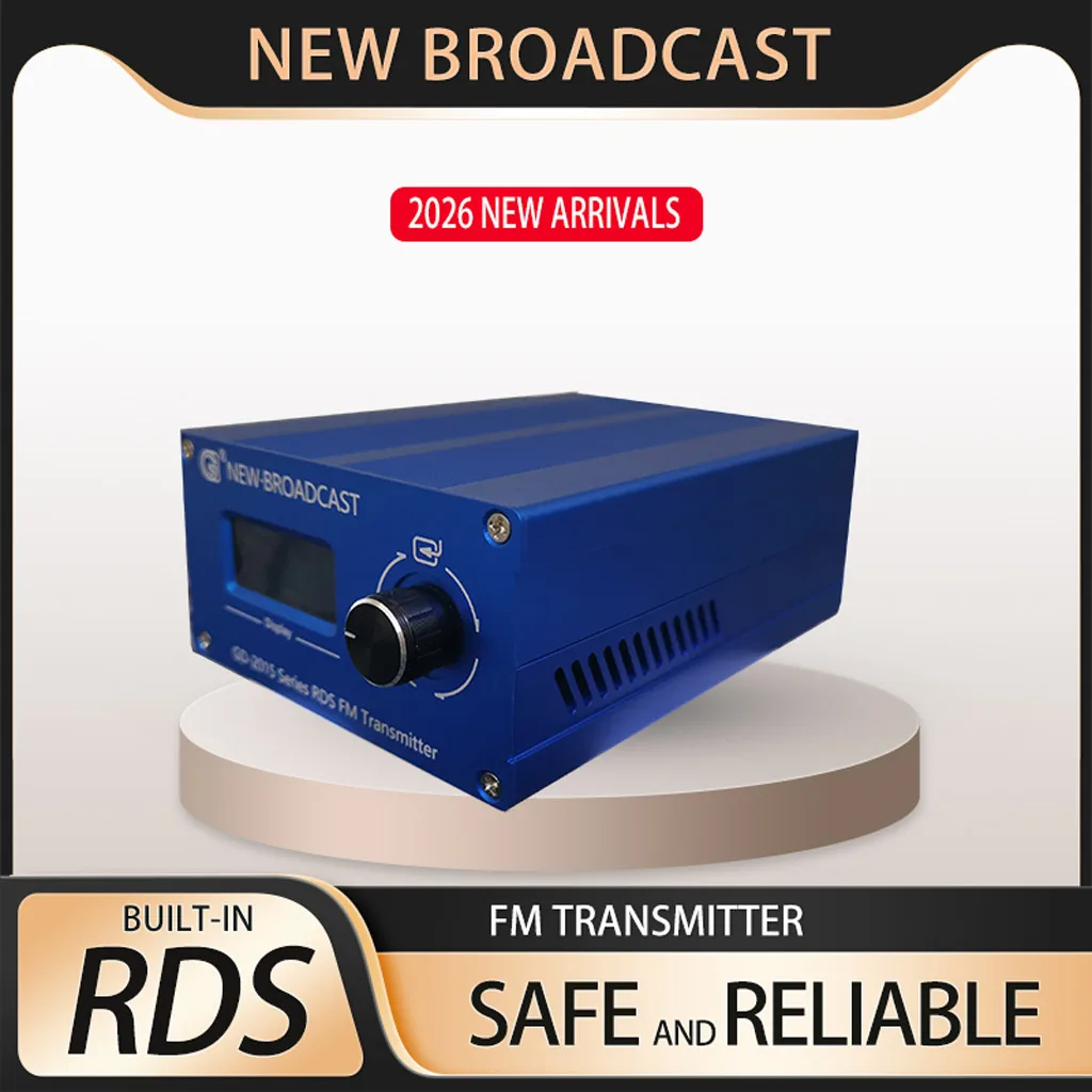 NEW BROADCAST 25W Adjustable Stereo FM Transmitter Wireless Broadcast Radio Station FM Transmitter