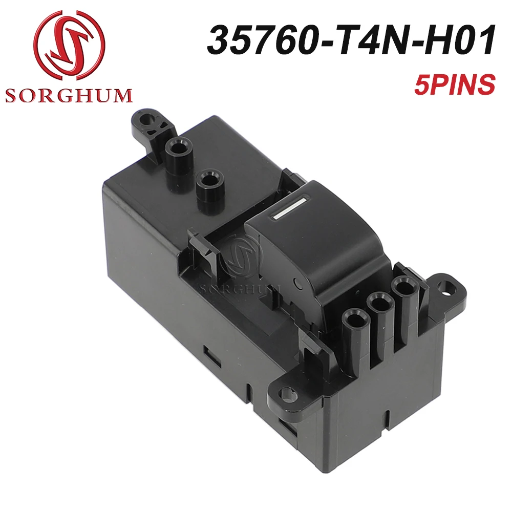 SORGHUM Car Accessories 35760-T4N-H01 For Honda Fit HR-V 15-20 Passenger New Power Window Switch Control Button Lifter Regulator