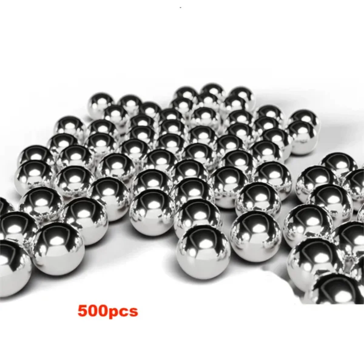 Xemussa 8mm Carbon Steel Precision Bearing Balls (100pcs) - for Conveyor Belts, Plain Bearings & Casters
