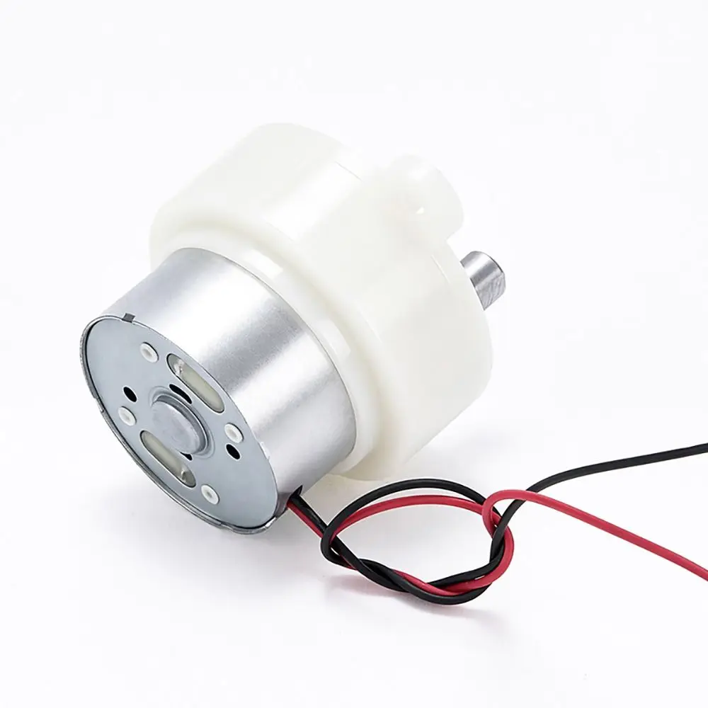 4Pcs 3V 6V Micro Gear Motor Low Speed High Torque Plastic Gear Mini Electric Motor Reversible Mute 5-100RPM Gear Reducer