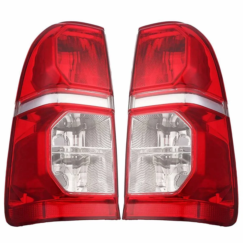 2 Stuks Auto Achter Achterlicht Remlicht Achterlicht Zonder Lamp Voor Toyota Hilux 2005 - 2015