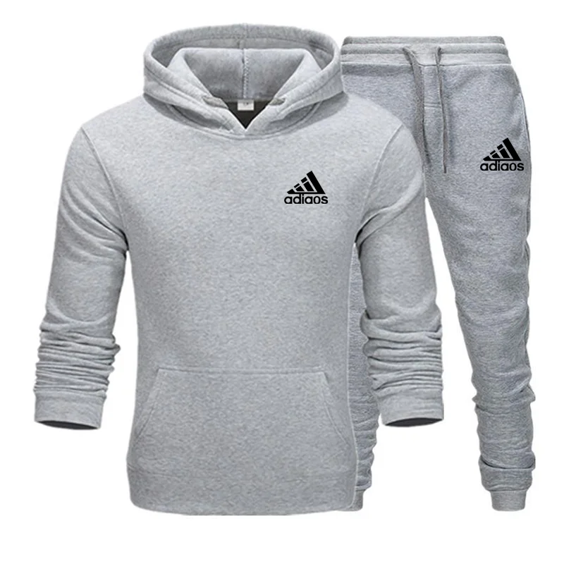 

Fall Winter 2024 Fashion Brand New Printed Hooded Sweatshirt Set Casual Solid Color Couple Jogging Sweatshirt Oversized Clothing