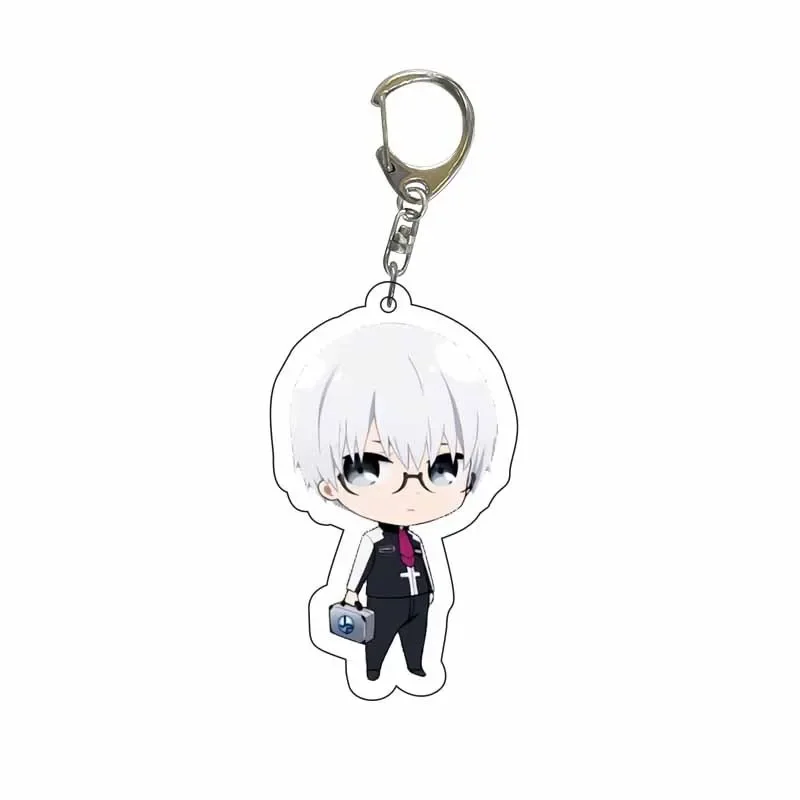 Anime Tokyo Ghoul Kaneki Ken Keychain Cosplay Acrylic Key Chain Pendant Keyring Prop