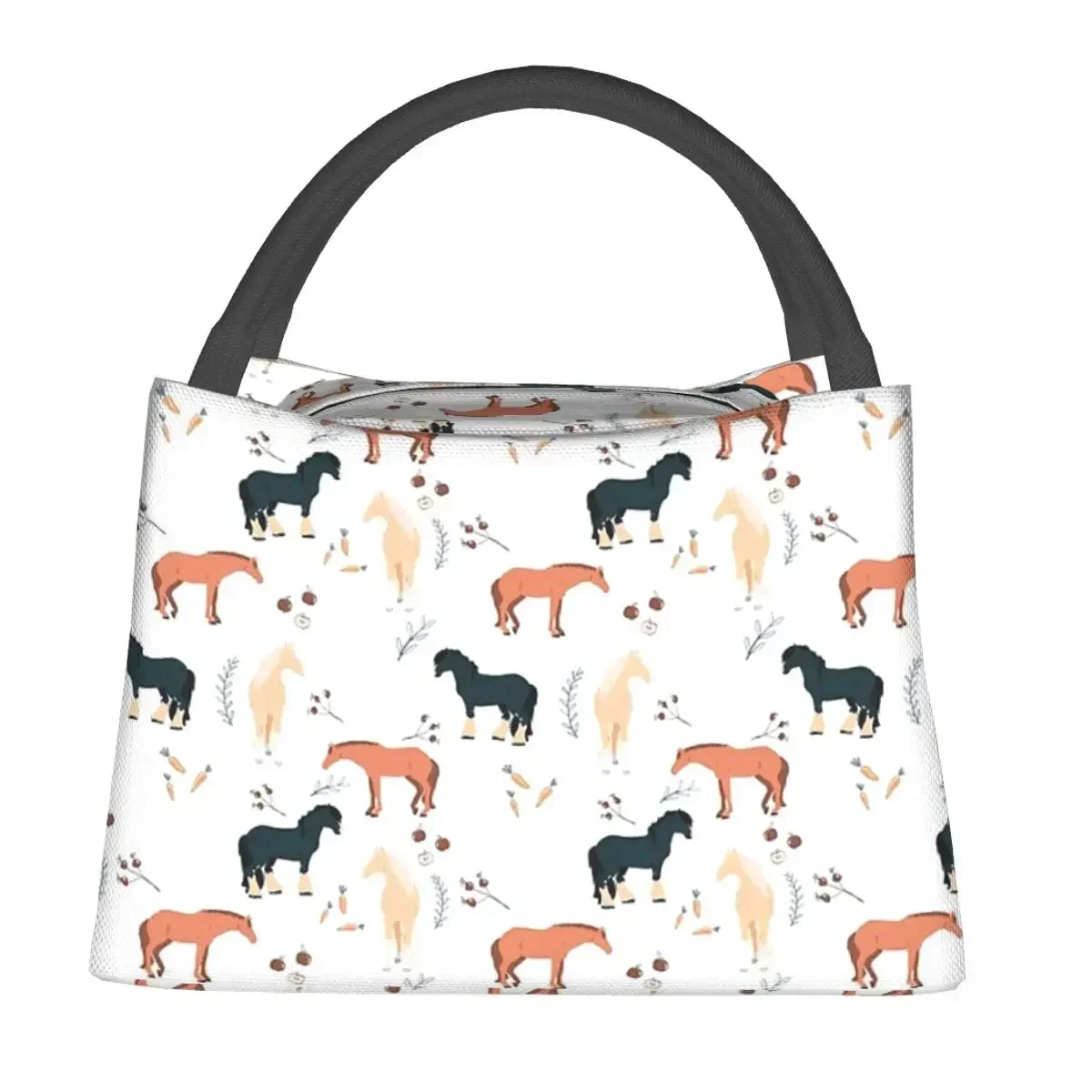 All The Pretty Horses Lunch Bags Insulated Bento Box Waterproof Lunch Tote Picnic Bags Cooler Thermal Bag for Woman Student Work