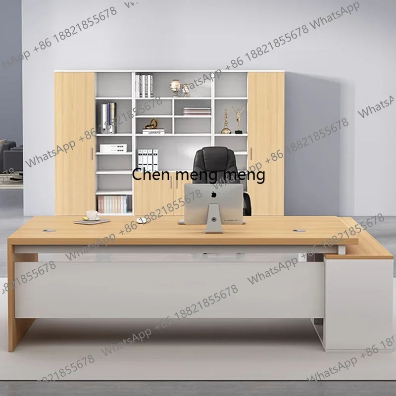 z10Wooden Professional Office Desk Vintage Simple Irregular Living Room Office Desk  Furniture