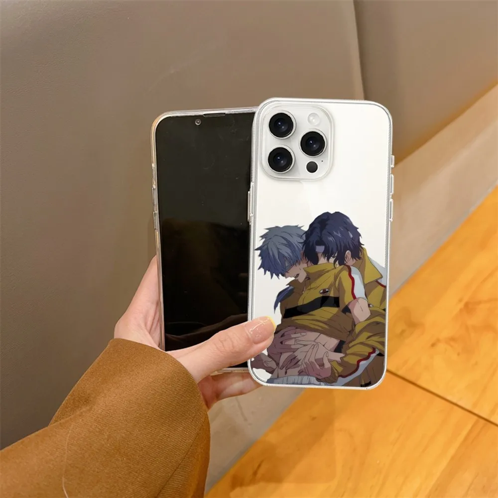 BiliBili Anime Prince of Tennis  Phone Case For iPhone16 15 14 13 12 11 Mini Pro Max X XR XSMax Plus SE20 Transparent Cover