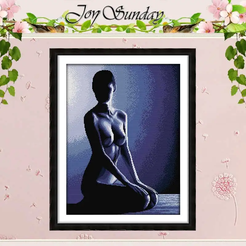 

Шаблоны для боди-арта Joy Sunday, Набор для вышивки крестиком 11CT 14CT 16CT, Набор для вышивки крестиком DMC