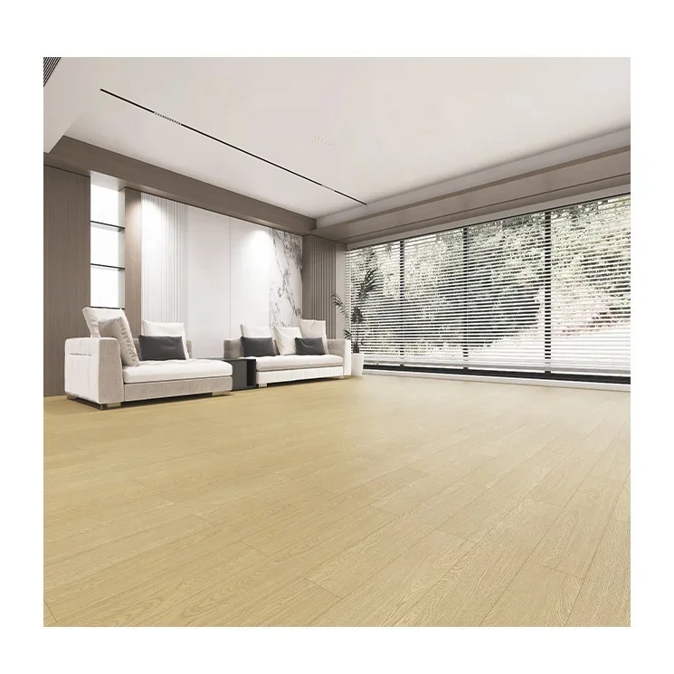 Scratch Resistant 15mm Flat Natural Oak Engineered Wood Flooring