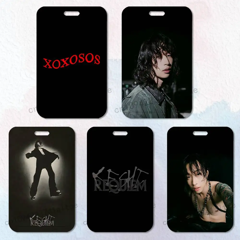 

Singer K-Keshi Card Holder Durable With Carabiner Name Tag Vertical ID Badge Holders Credentials Protection