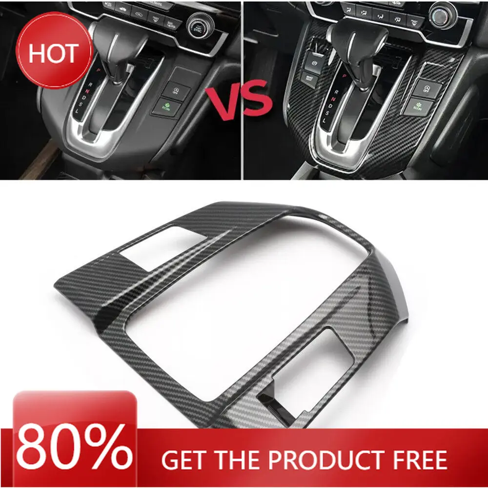 

Чехлы на зеркала для Honda CRV CR-V 2017-2020, левая консоль из углеродного волокна, коробка переключения передач, панель, накладка, защитная накладка, аксессуары De