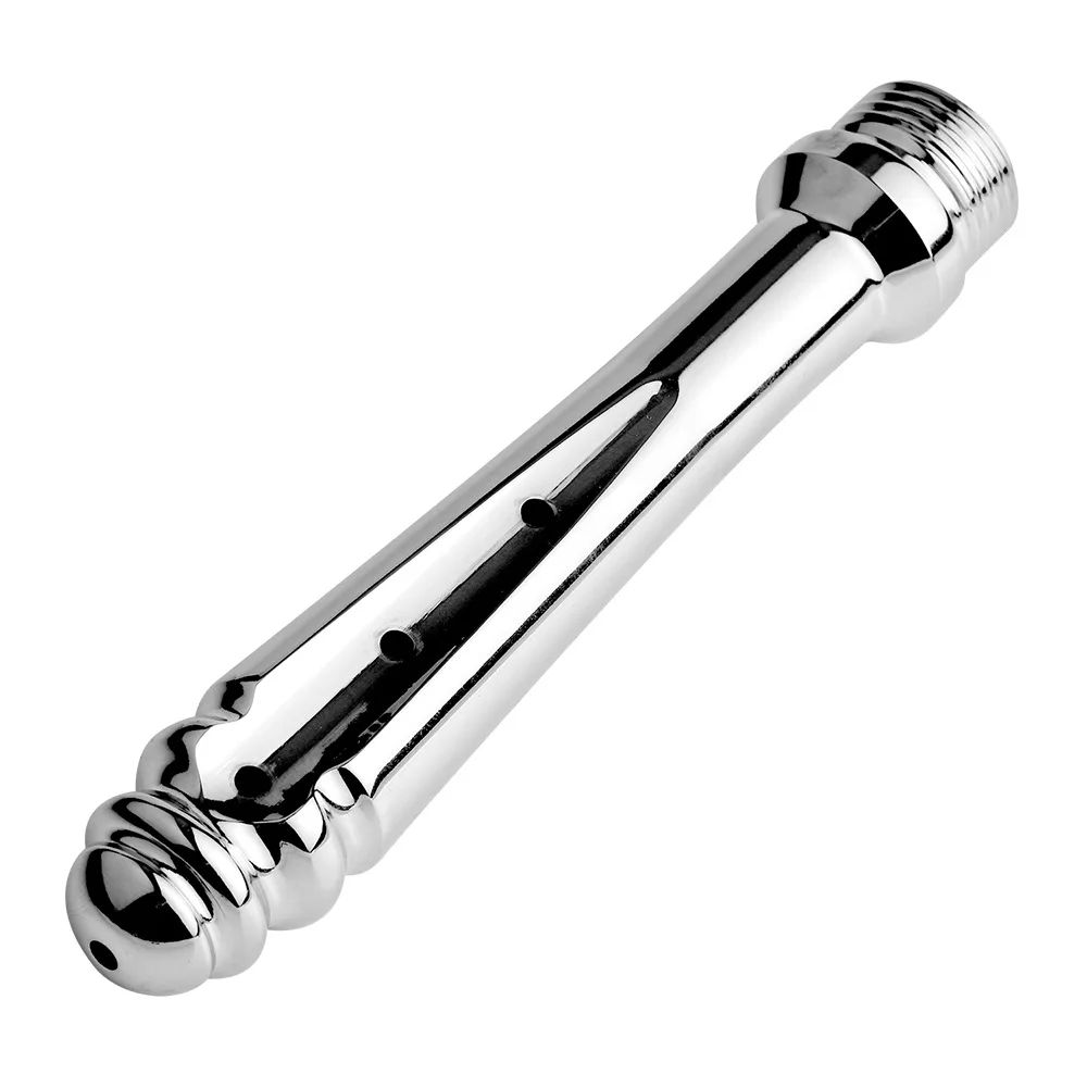 New Stainless Steel Metal Anal Cleaner Bidet Faucets Rushed Anal Douche Shower Cleaning Enemator Enema Butt Plugs Tap Adult