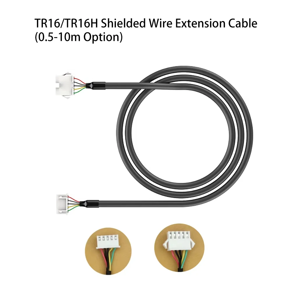 XH2.54 Shielded Extension Cable For TR16/TR16H Coulometer 105°C High-Temperature Rated DIY Install Stable Signal
