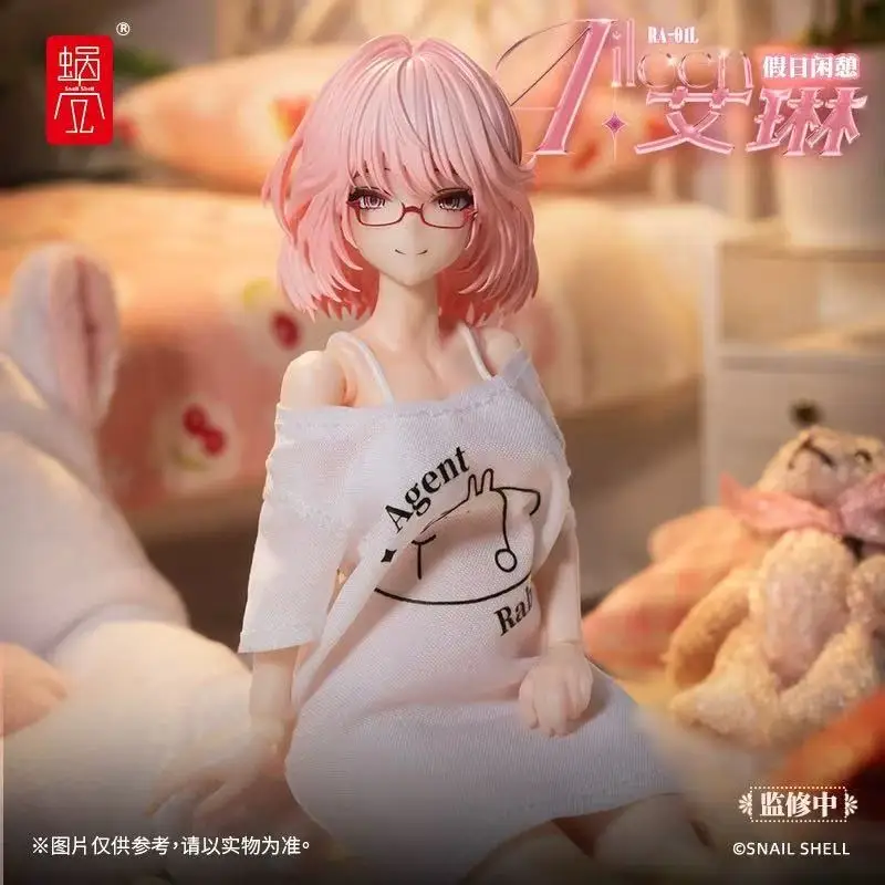 Snail Shell RA-01L Holiday Rest 1/12 Aileen Figure Rabbit Girl Bikini Leisure Home Outfit Full Set 6in Action Figures Model Toy