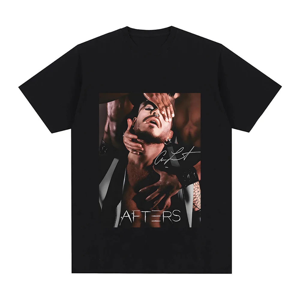 Adam Lambert T-Shirt Fashion Round Neck Short Sleeve  Футболки Roupas Femininas Casual Cotton Clothes Summer Women Tees