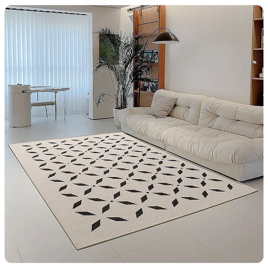 RTS Wool Area Rugs Non-Shedding Washable Rug Nonslip Modern Natural Wool Rectangular 8mm Thick Carpet Rug Home textiles