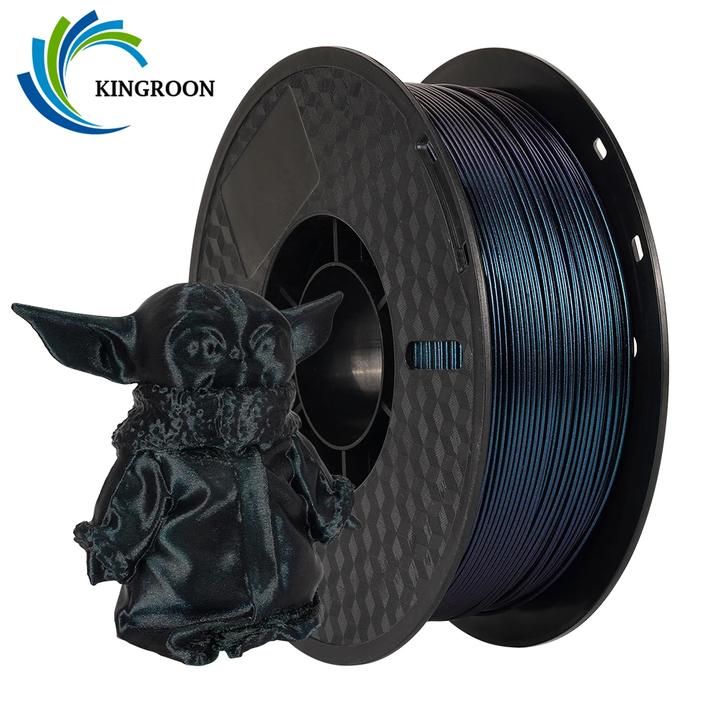 

KINGROON 2.2lbs/1kg PLA Filament 1.75MM Burnt Titanium Filament 3D Printer 100% No Bubble for FDM DIY Gift Material Fastshippig