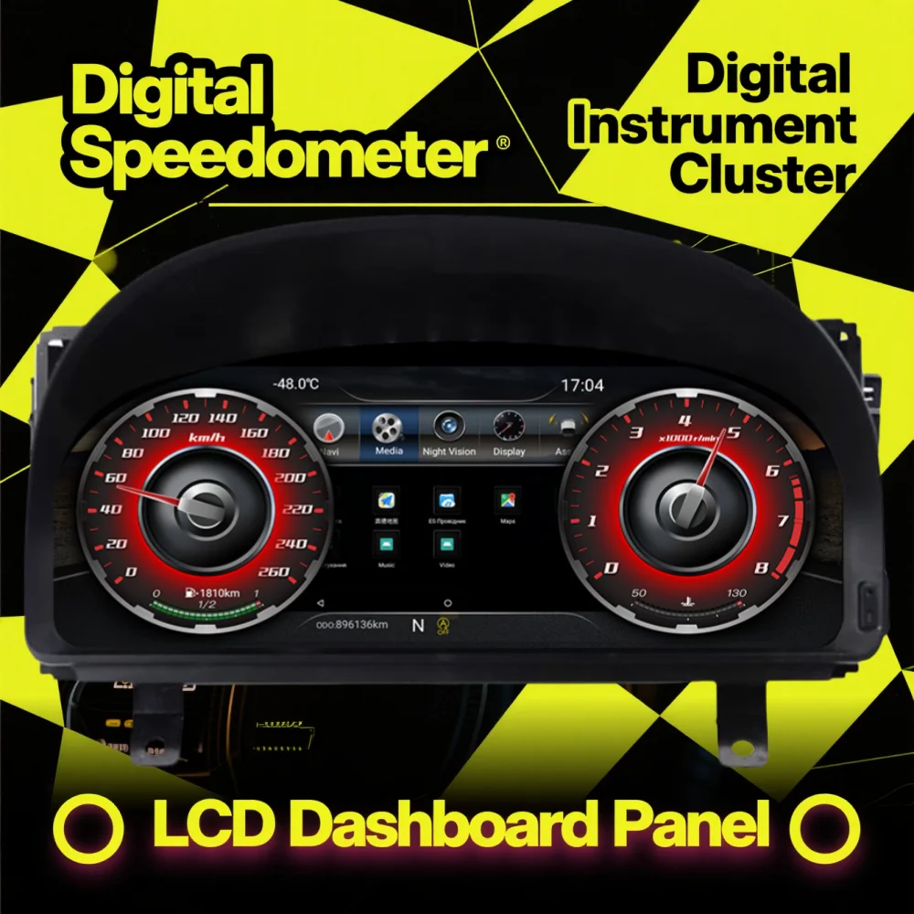 

12.3" Car LCD Instrument For Toyota alphard vellfire AH20 AH30 2008-2018 Digital Dashboard Panel Display Cluster car Speedometer