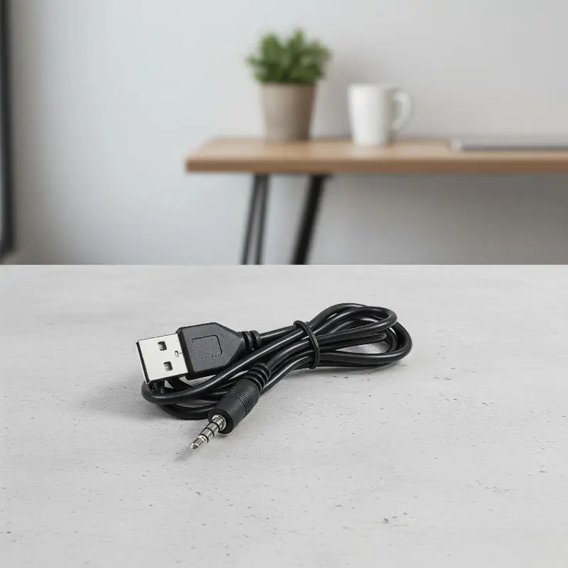 3.5mm Jack Fast Charging Cable Portable Replaceable Cord for Vnetphone V6/V4 PRO FBIM Motorcycle Helmet