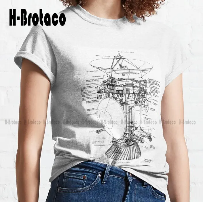 Cassini Diagram No. 1 Classic T-Shirt White T Shirts High Quality Cute Elegant Lovely Kawaii Cartoon Sweet Cotton Tee Shirts New