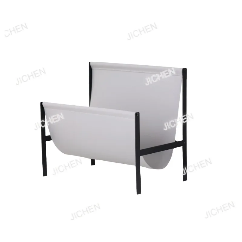 

Современная металлическая подставка для журналов и газет из кожи в стиле лайт-люкс, стеллаж для хранения в кабинете, для демонстрационной комнаты, для домашнего декора и украшений.