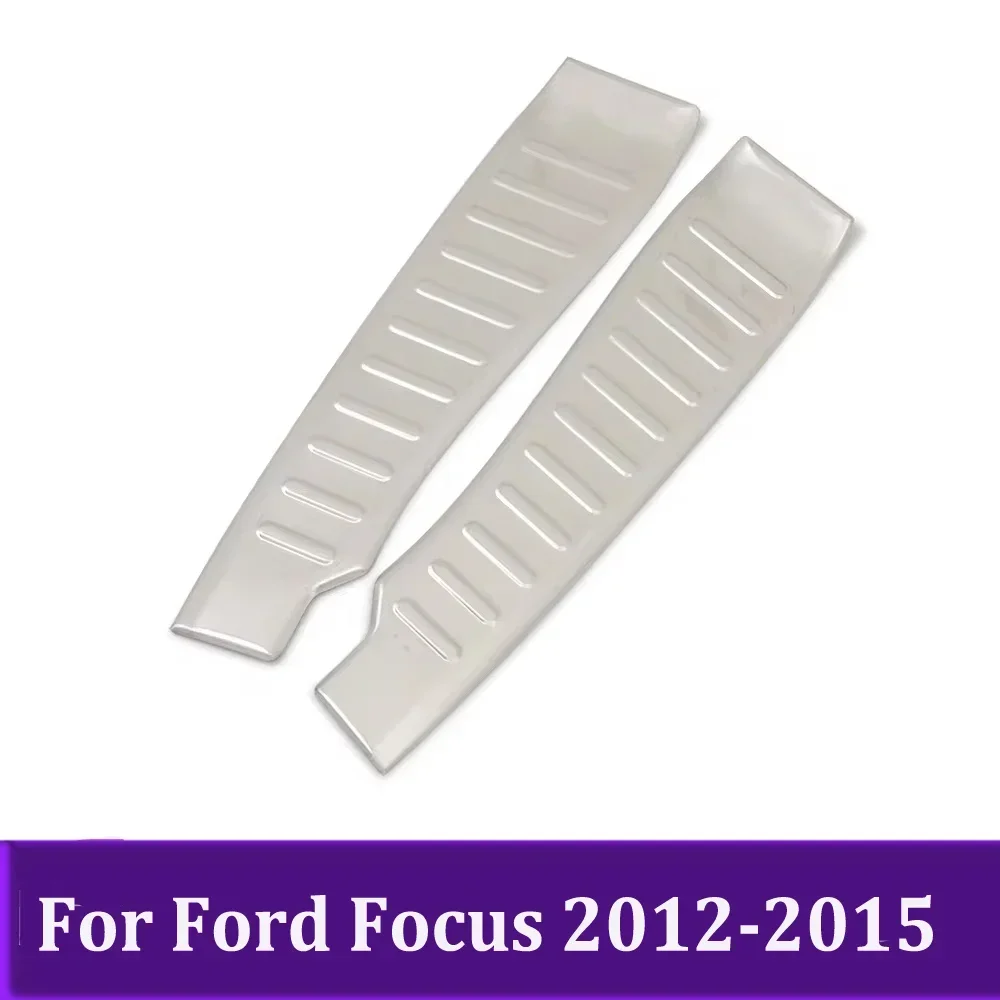 

Inner Rear Bumper Pad Protector Trim Tail Trunk Scuff Plate Cover For Ford Focus 2012 2013 2014 2015 Hatchback