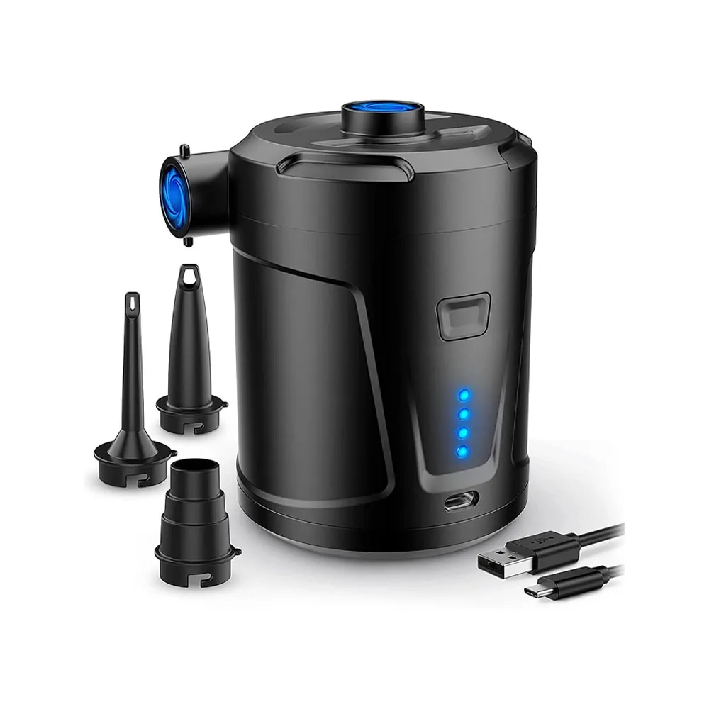 1 Set Outdoor Multifunctional Suction and Inflation Pump Large Capacity 5200mAh, Swimming Circle Fast Inflation image 2