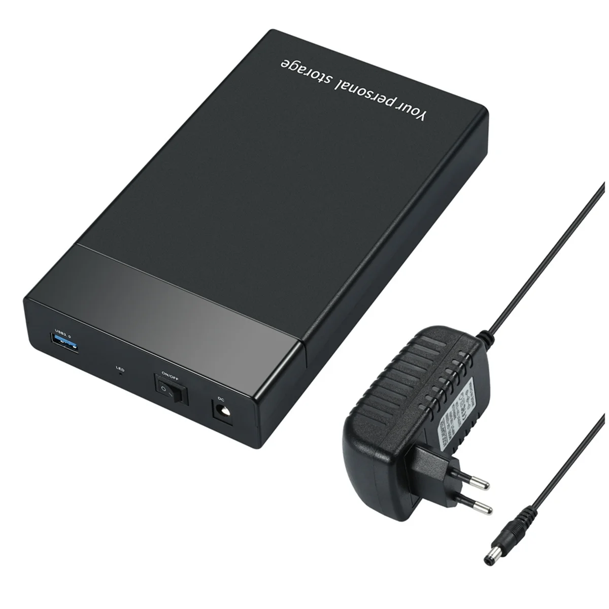 

3.5Inch HDD External Box HDD 3.5 Inch 2.5Inch SATA to USB 3.0 6Gbps HDD Enclosure SATA III SSD Case EU Plug