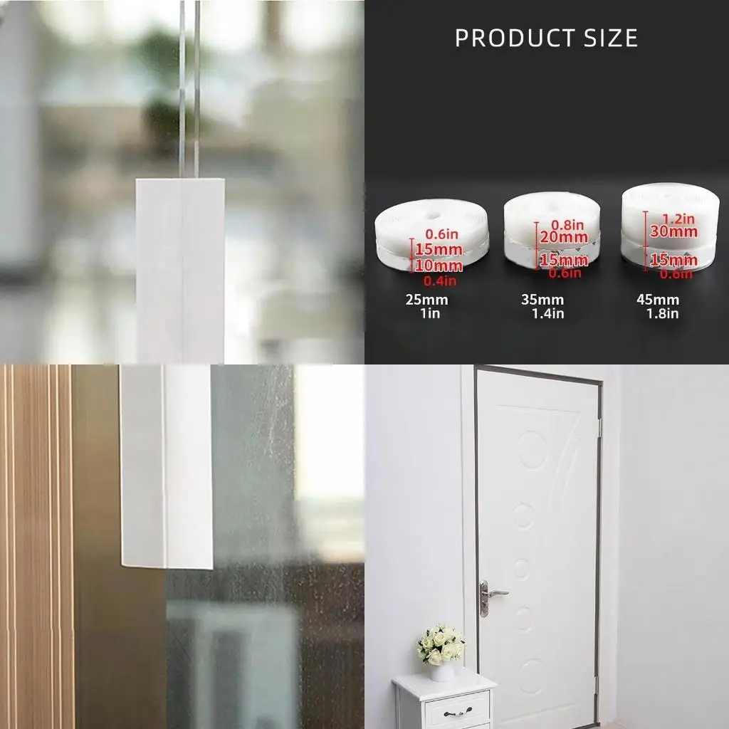 

10M Adhesive Silicone Tape Weatherproof Tape for Door Bottoms & Window Gaps