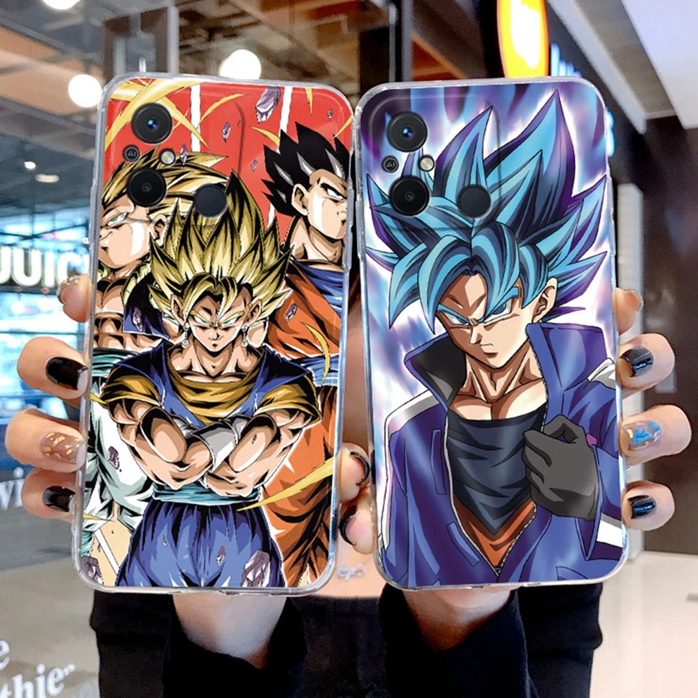 Anime Dragons-Balls Son-Gokus Silicone Case For Xiaomi Redmi 12C 12 C Capa Funda Soft TPU Bag Clear Transparent Phone Back Cover